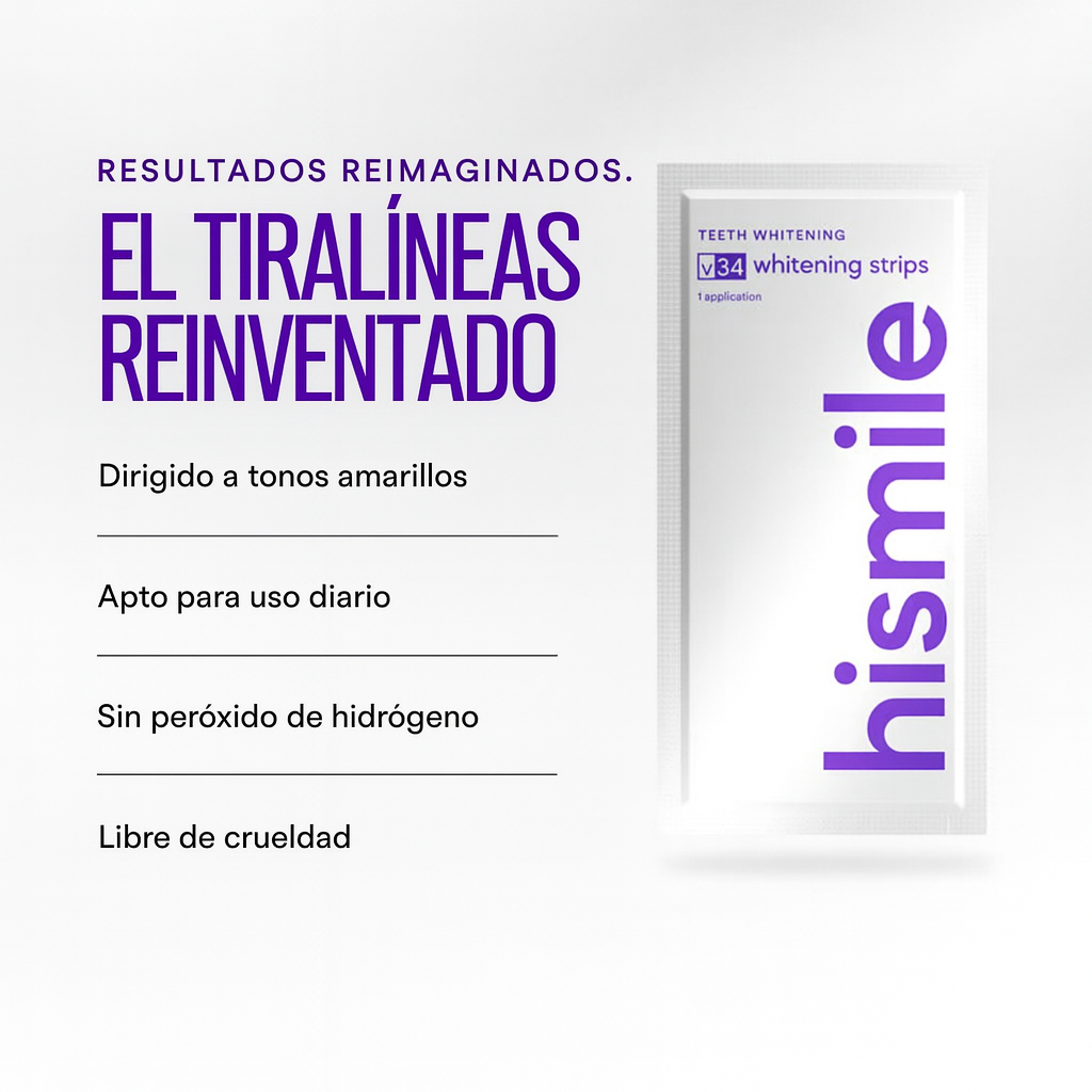 Hismile - Tiras Blanqueadoras de Alta Potencia (Pack de 14 unidades)