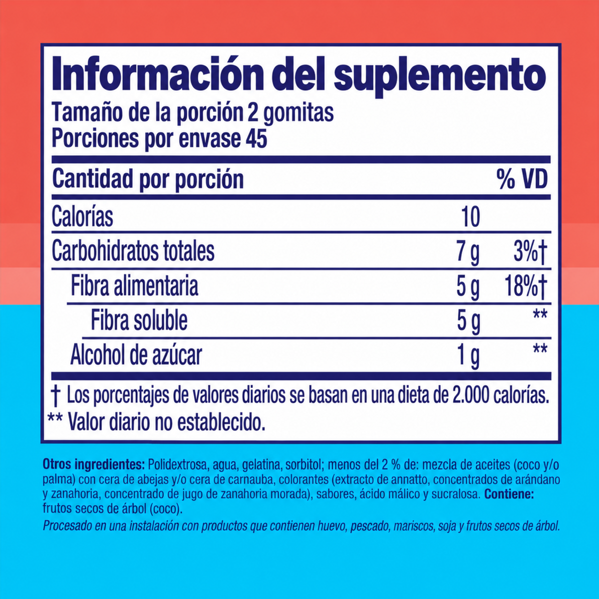 Fiber Gummies Prebióticas (Pack de 90 Gomitas)