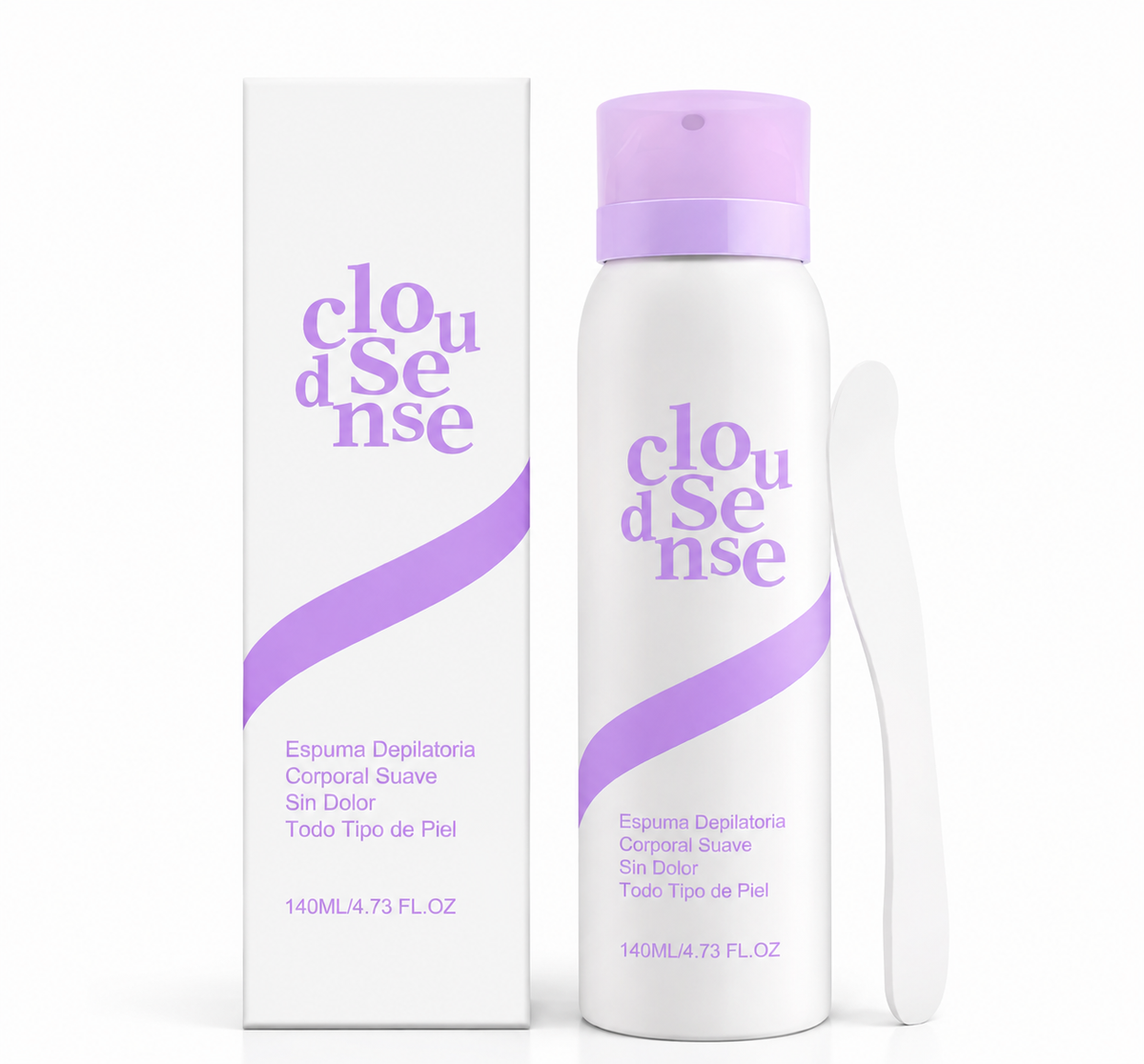 CloudSense™ Mousse Depilatoria Corporal