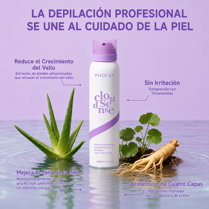 CloudSense™ Mousse Depilatoria Corporal