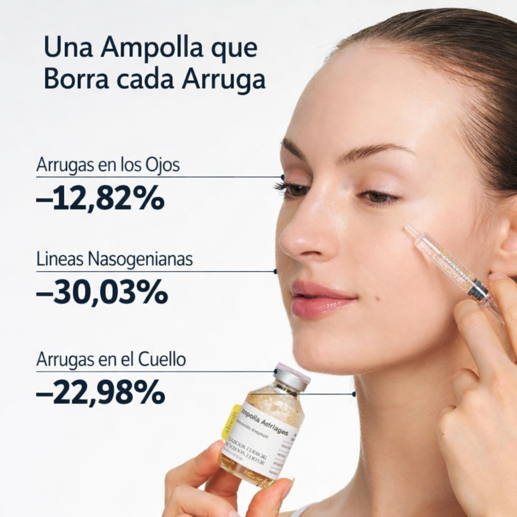 Ampolla de Colágeno Profundo con Péptidos de Seda