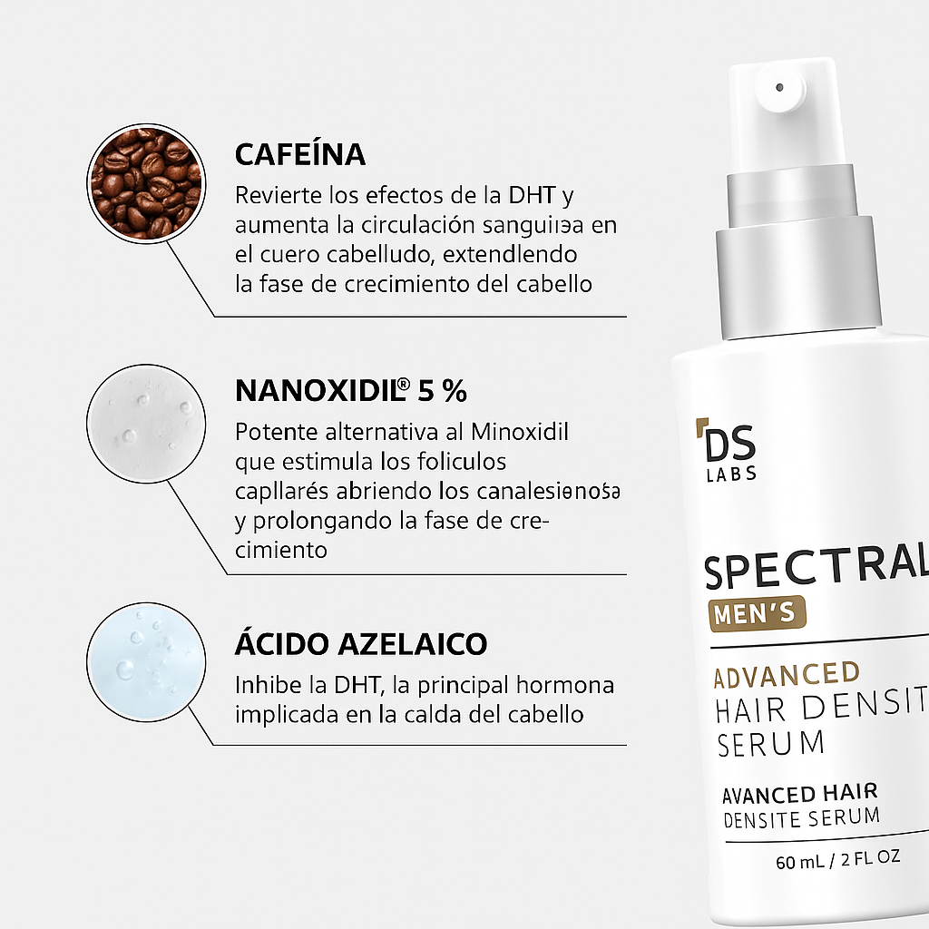Spectral Density Revive - Suero Capilar Avanzado para Hombres