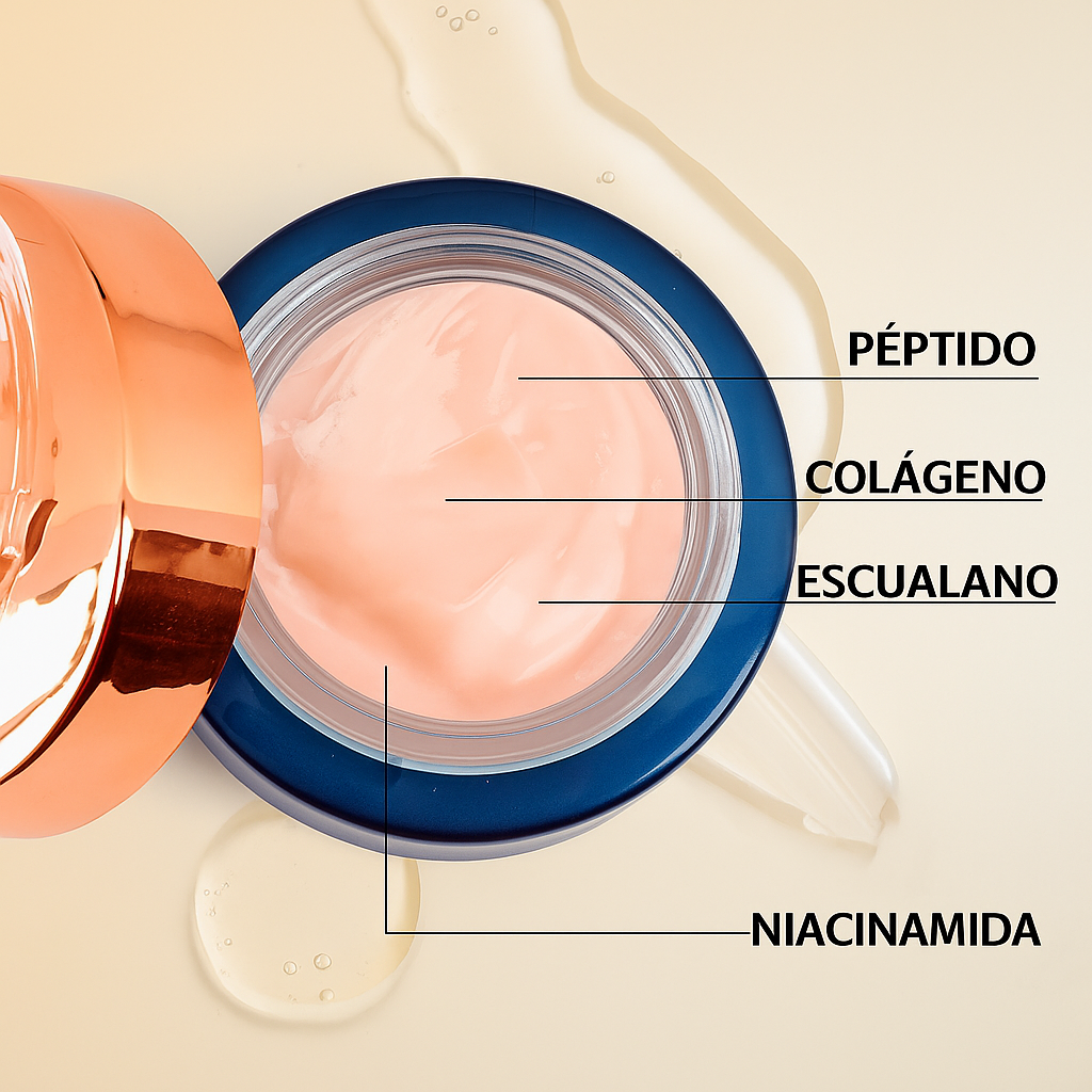 QINGLIN Polipéptidos – Crema Reafirmante y Antiarrugas de Alta Eficacia